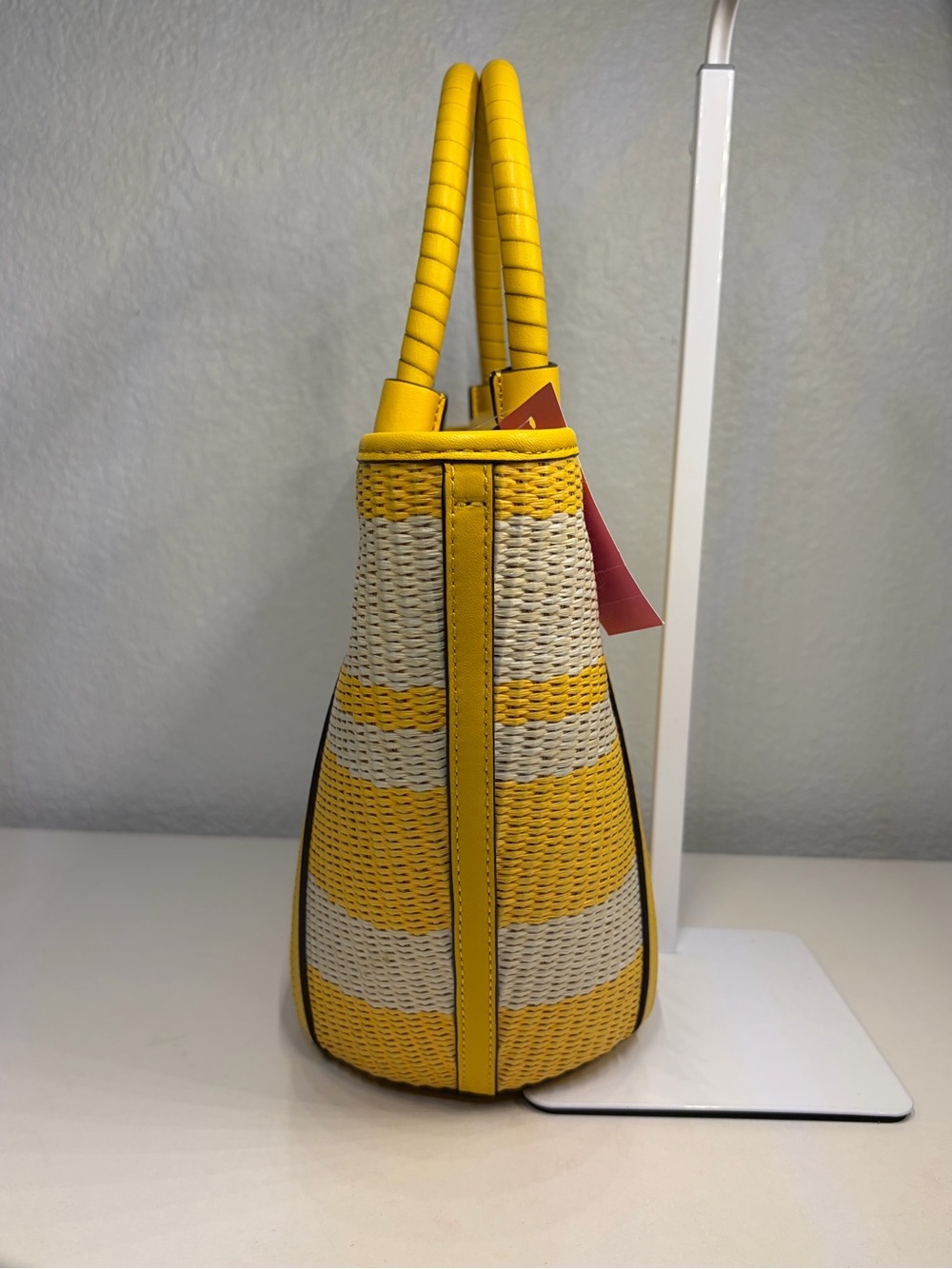 NWT Kate Spade Mango Ice Cruise Medium Woven Tote/ Crossbody - Picture 4 of 12
